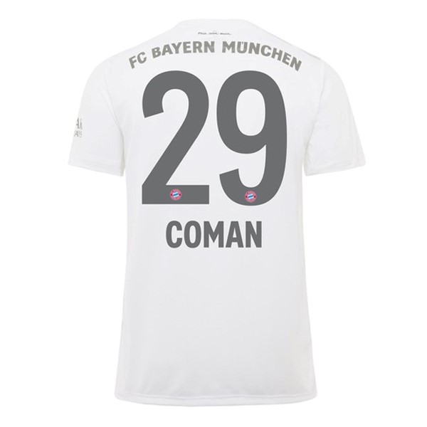 Camiseta Bayern Munich NO.29 Coman 2ª 2019-2020 Blanco